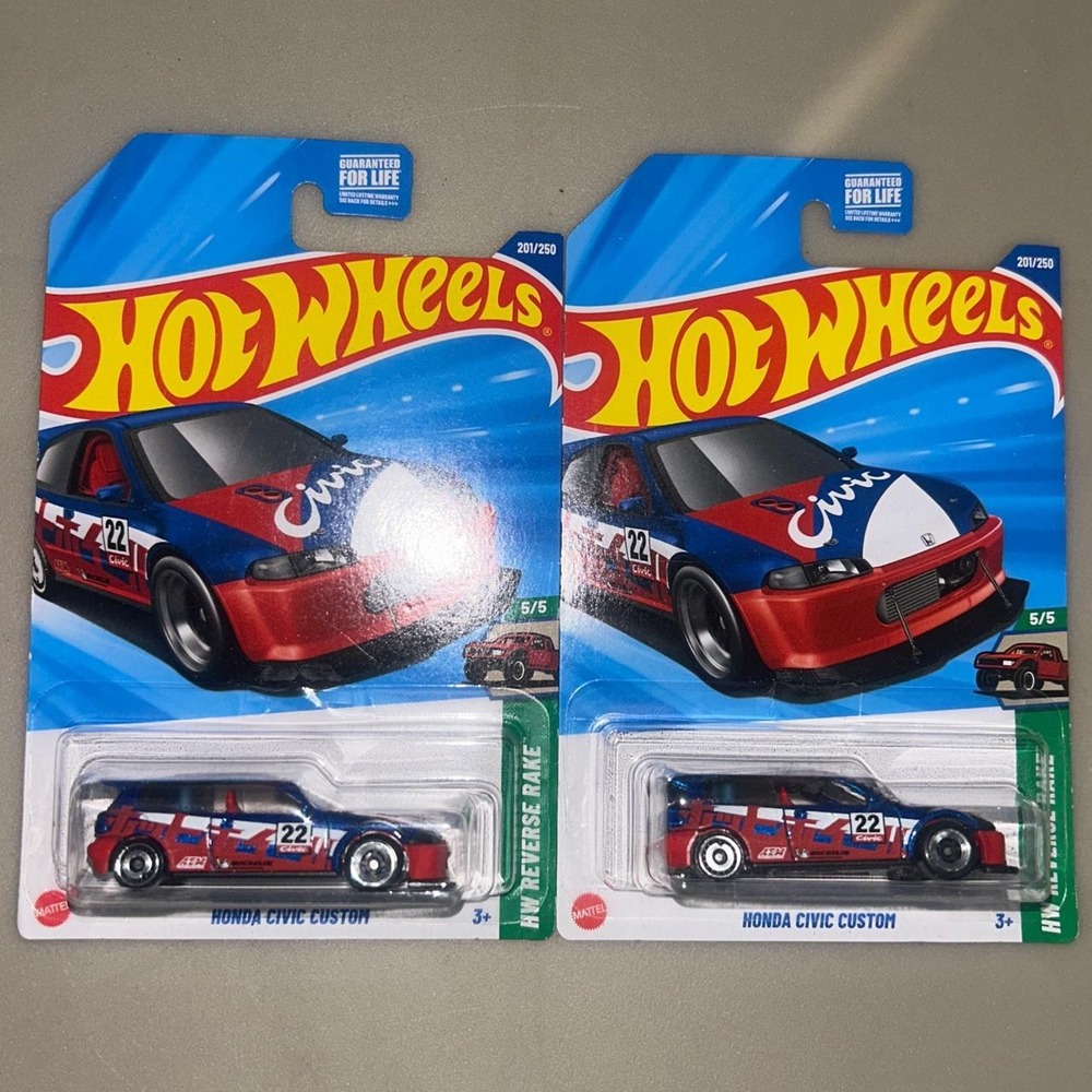 Hot Wheels Honda Civic Custom Race Car Diecast